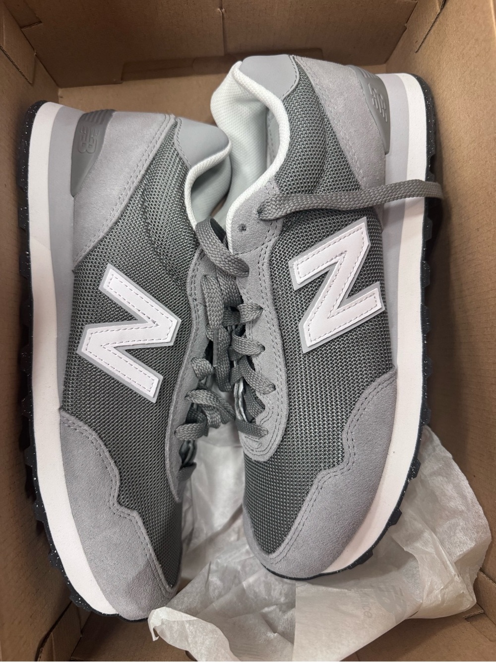 New Balance Women's Gray and White Classic Sneakers